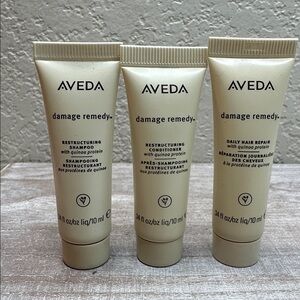 $10 🌙 Aveda 3pc Damage Ready Hair Care Set New